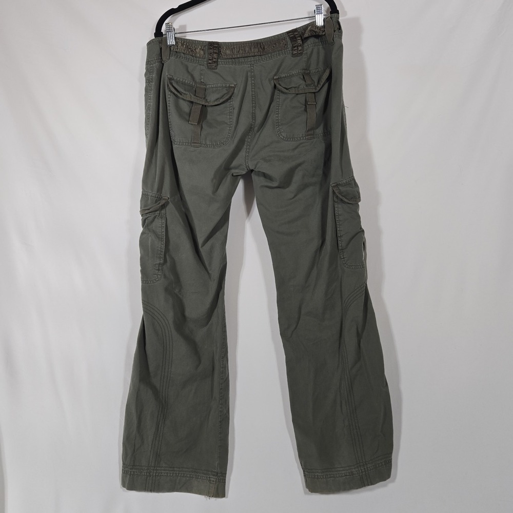 D & T Cargo Pants | Velvet Ribbon Belt | Size Women's 2XL - Picture 2 of 11